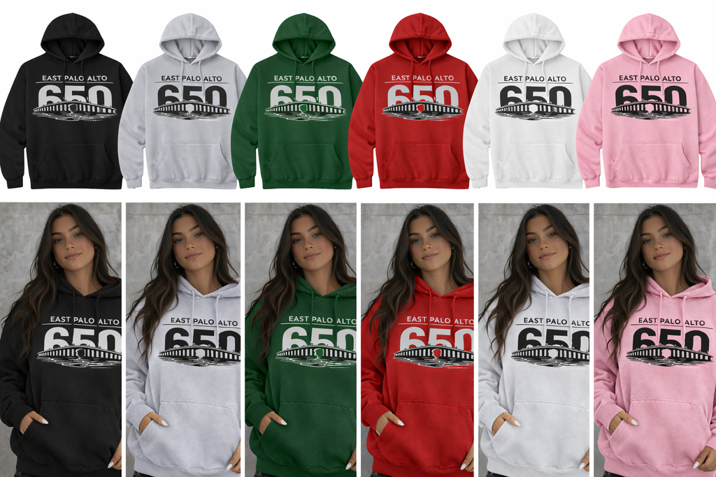 East Palo Alto 650 Dumbarton Bridge Hoodie | TopShelf Customz