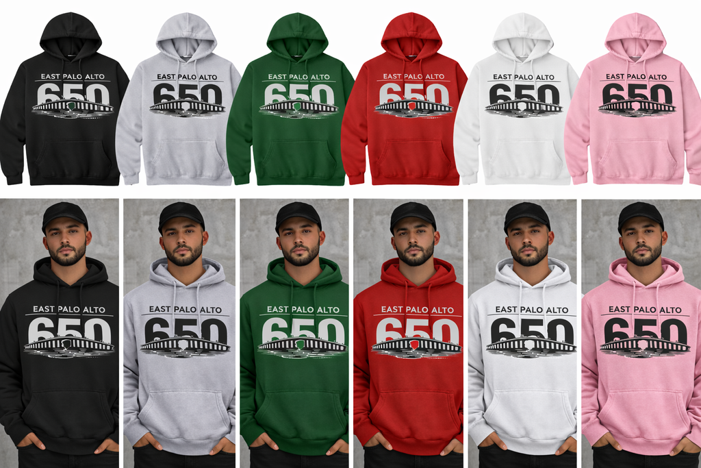 East Palo Alto 650 Dumbarton Bridge Hoodie | TopShelf Customz