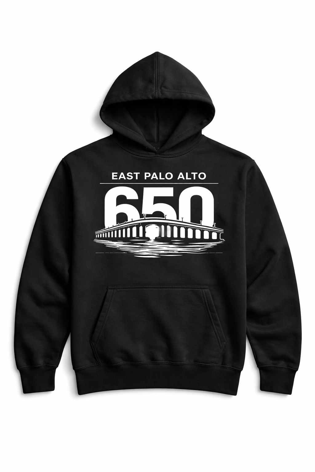 East Palo Alto 650 Dumbarton Bridge Hoodie | TopShelf Customz